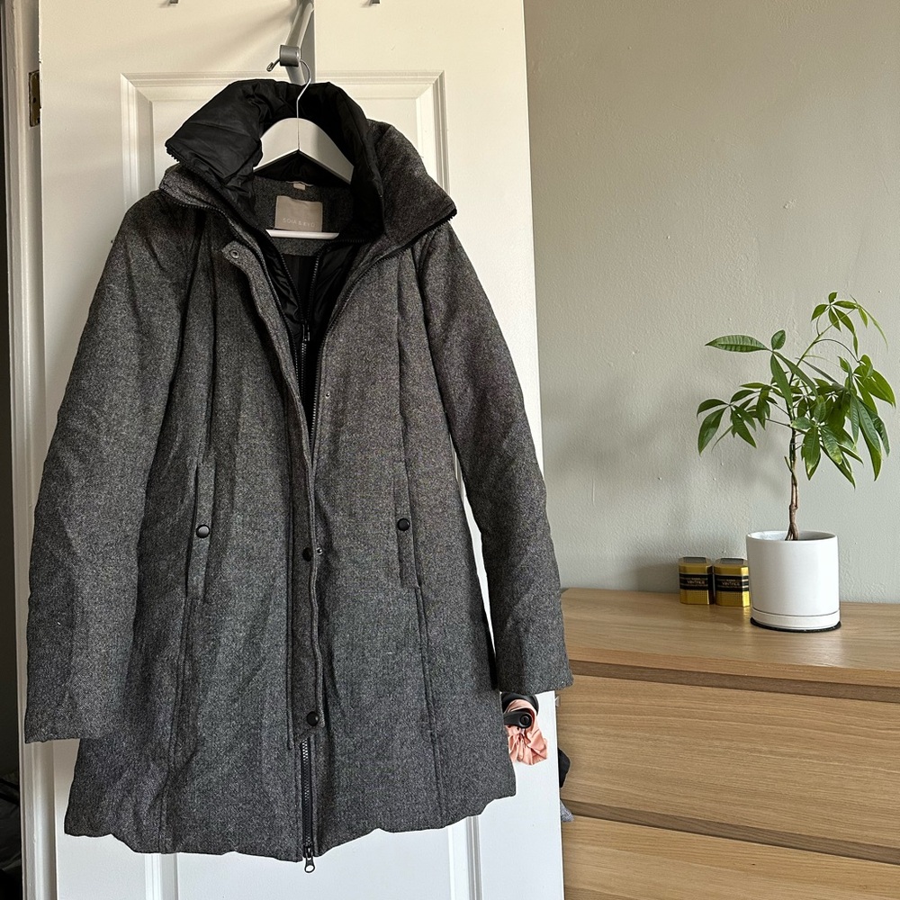 SOIA & KYO double layer puffer jacket